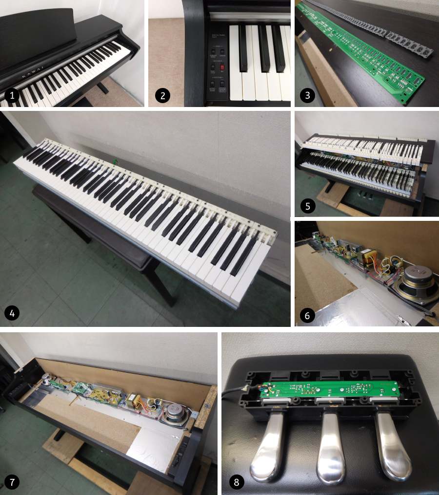 電子ピアノ KAWAI カワイ CA18C 2008製 木製鍵盤 動作品 - 鍵盤楽器 ...